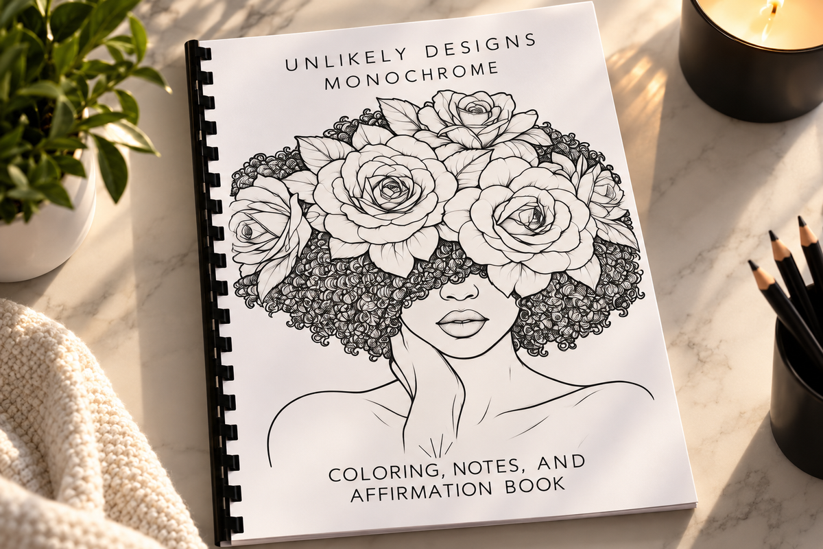 Coloring, Notes and Affirmation Book