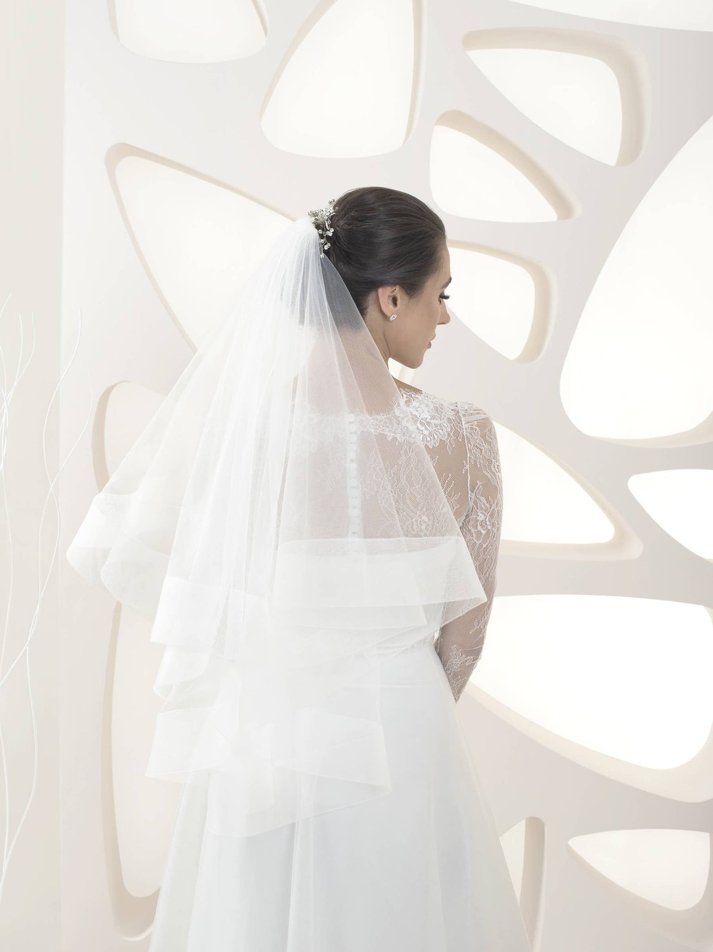 Handmade bridal veil