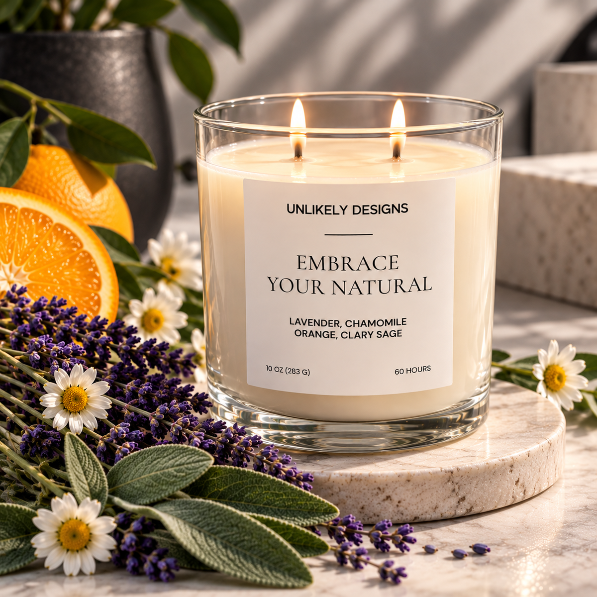 Embrace Your Natural Soy Candle