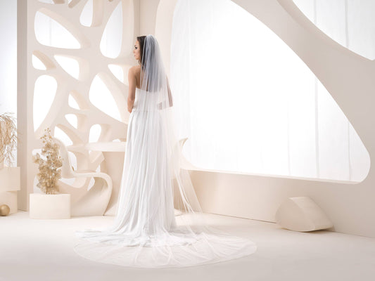 Handmade bridal veil