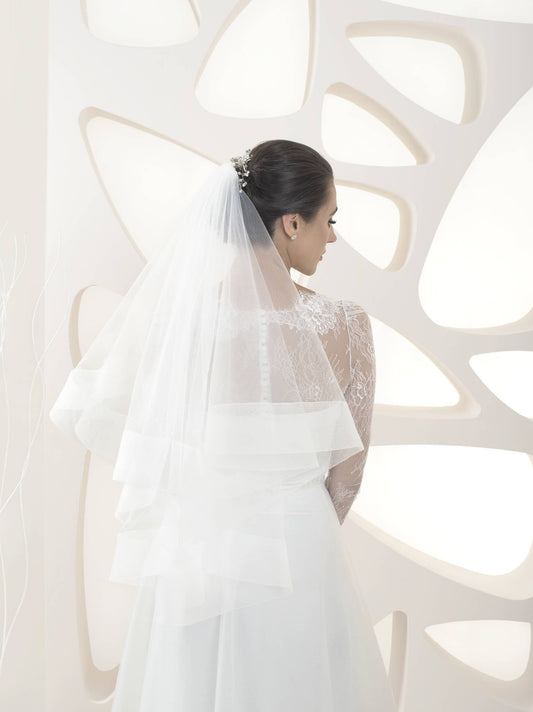 Handmade bridal veil